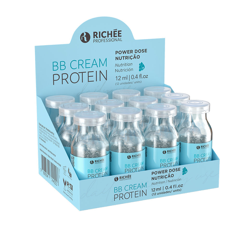 Ampola Nutrição BB Cream Protein 12ml Caixa com 12 unidades