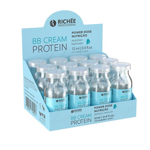 Ampola Nutrição BB Cream Protein 12ml Caixa com 12 unidades