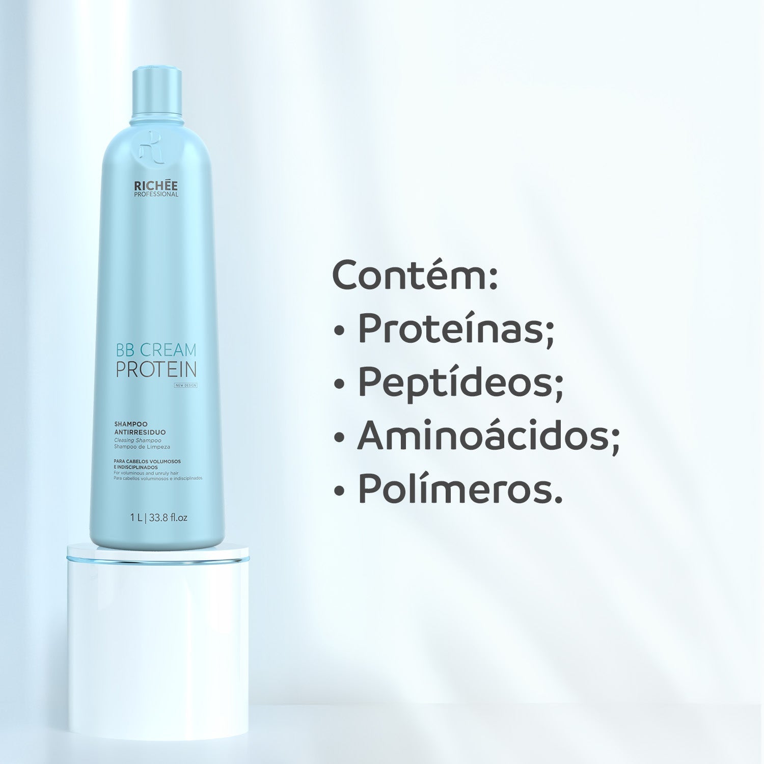 Shampoo Antirresíduo BB Cream Protein 1L
