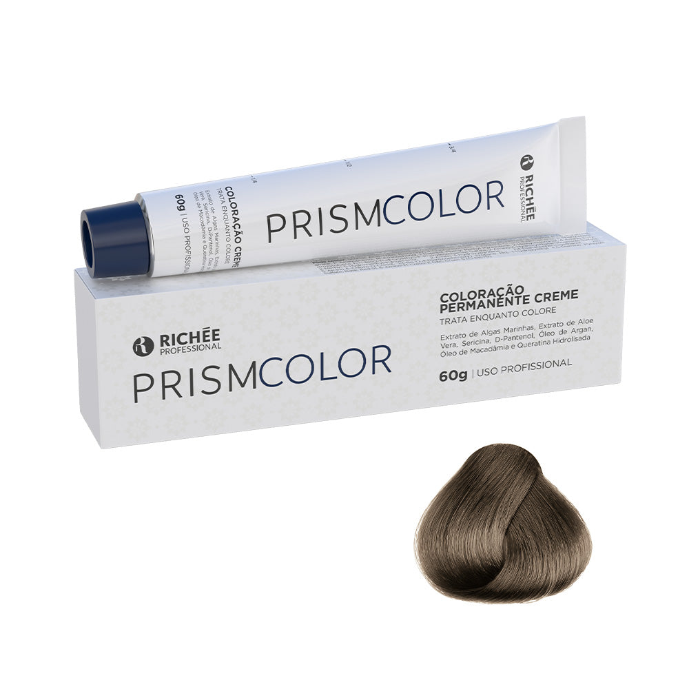 Coloração 8.1 Louro Claro Cinza Prismcolor 60g
