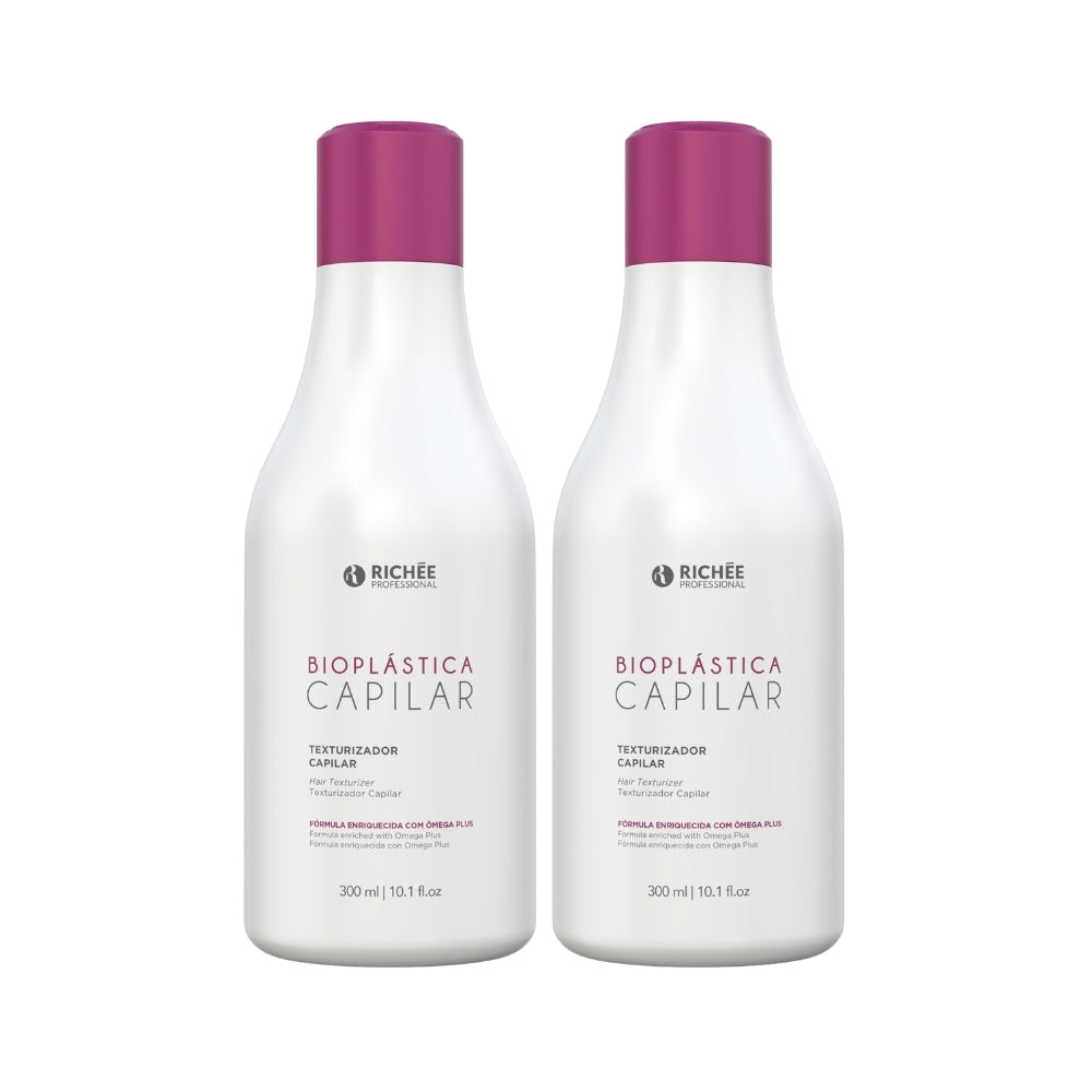 Kit Shampoo Antirresíduo + Texturizador Bioplástica (2x300ml)