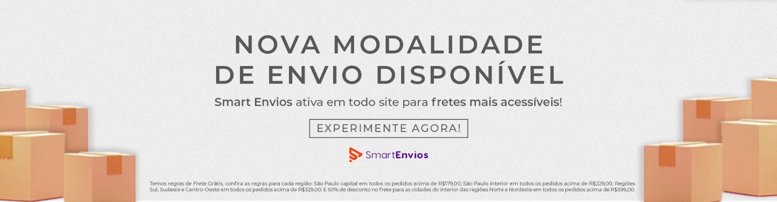 Nova modalidade de envio Smart Envios