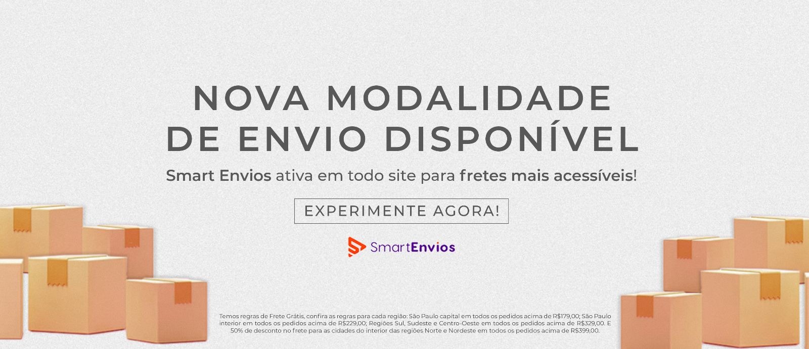 Nova modalidade de envio Smart Envios