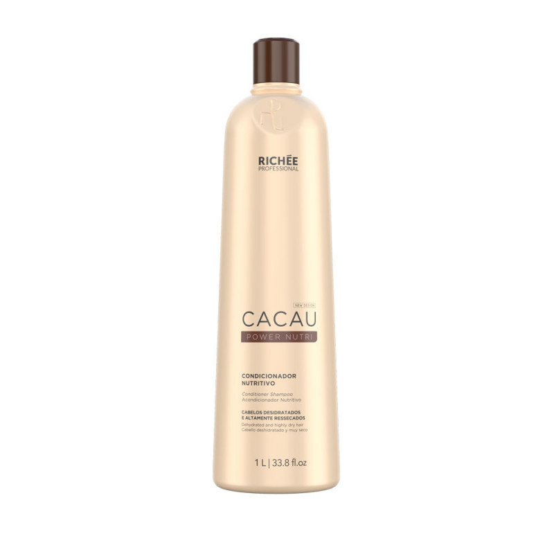 Richée Cacau Power Nutri Kit Shampoo Condicionador e Máscara Profissional