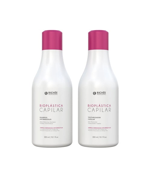 Richée Bioplástica Escova Defrizante Kit (2x300ml)