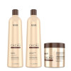 Richée Cacau Power Nutri Kit Shampoo Condicionador e Máscara Profissional